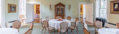 The Martha hotel dining room